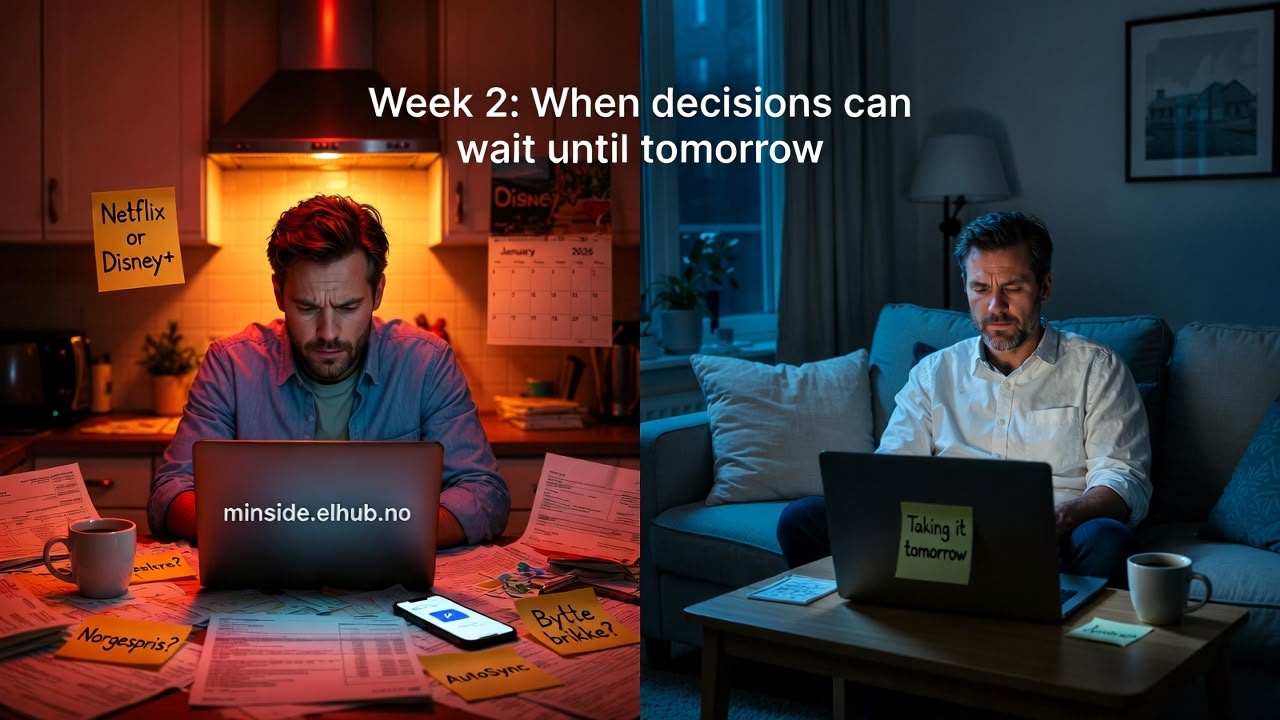 Når nordmenn plutselig blir beslutningstrettere enn vanlig